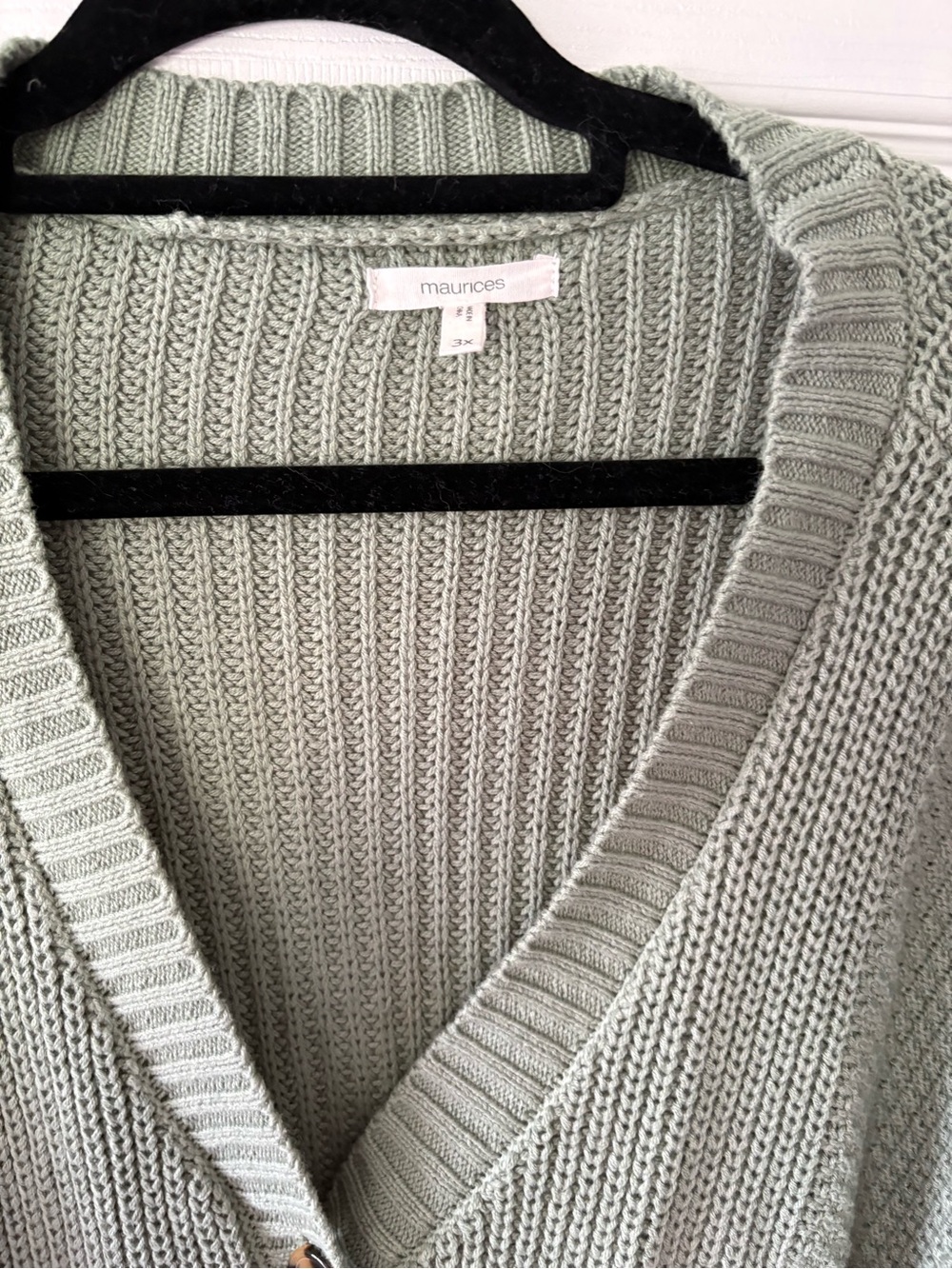 Maurices Sage Green Button Cardigan - Picture 5 of 6